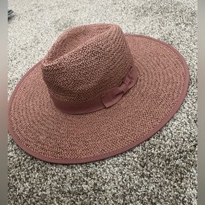 Wide brim fedora